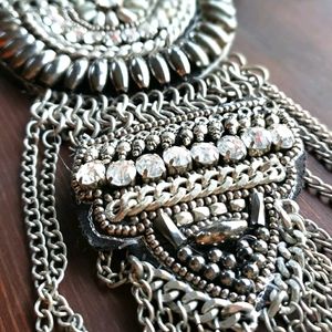 Silver Tribal Necklace